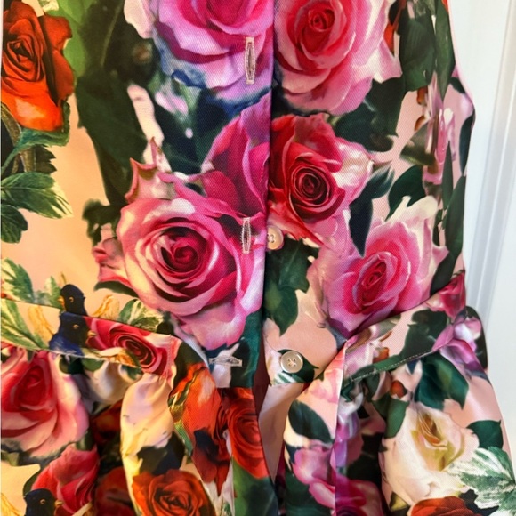 NWT Pippa & Julie Pink and Red Floral Party Dress 10 - Picture 6 of 7